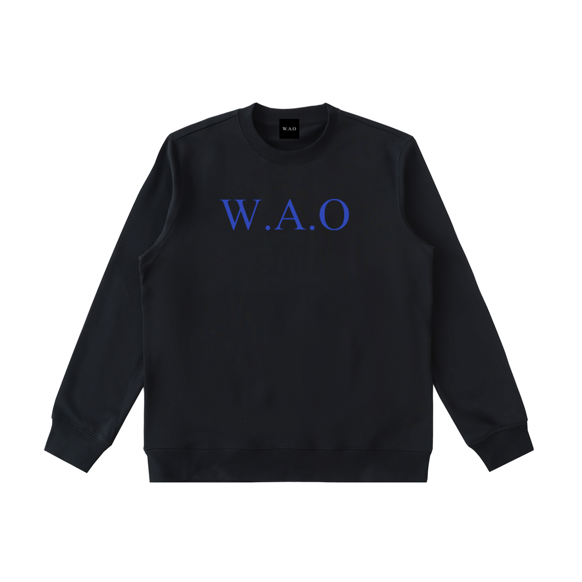 W.A.O - Blue Essential Heavyweight Crewneck  Sweatshirt Set