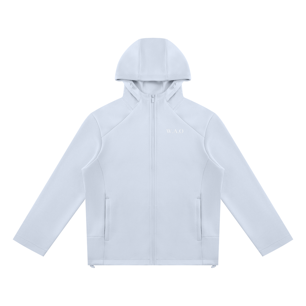 W.A.O - Unisex Paneled Full Zip Hoodie