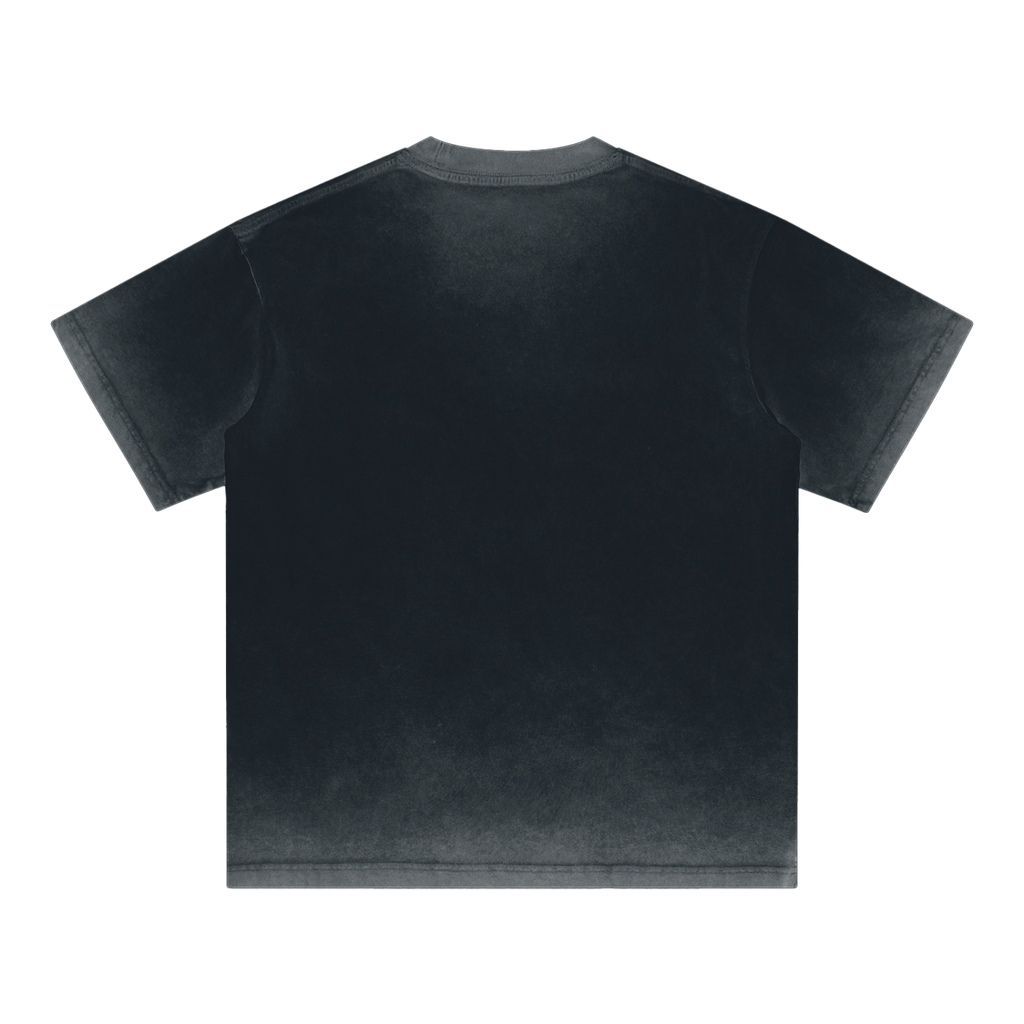 W.A.O - "True Stars" Reverse Dyed Loose Cotton T-Shirt