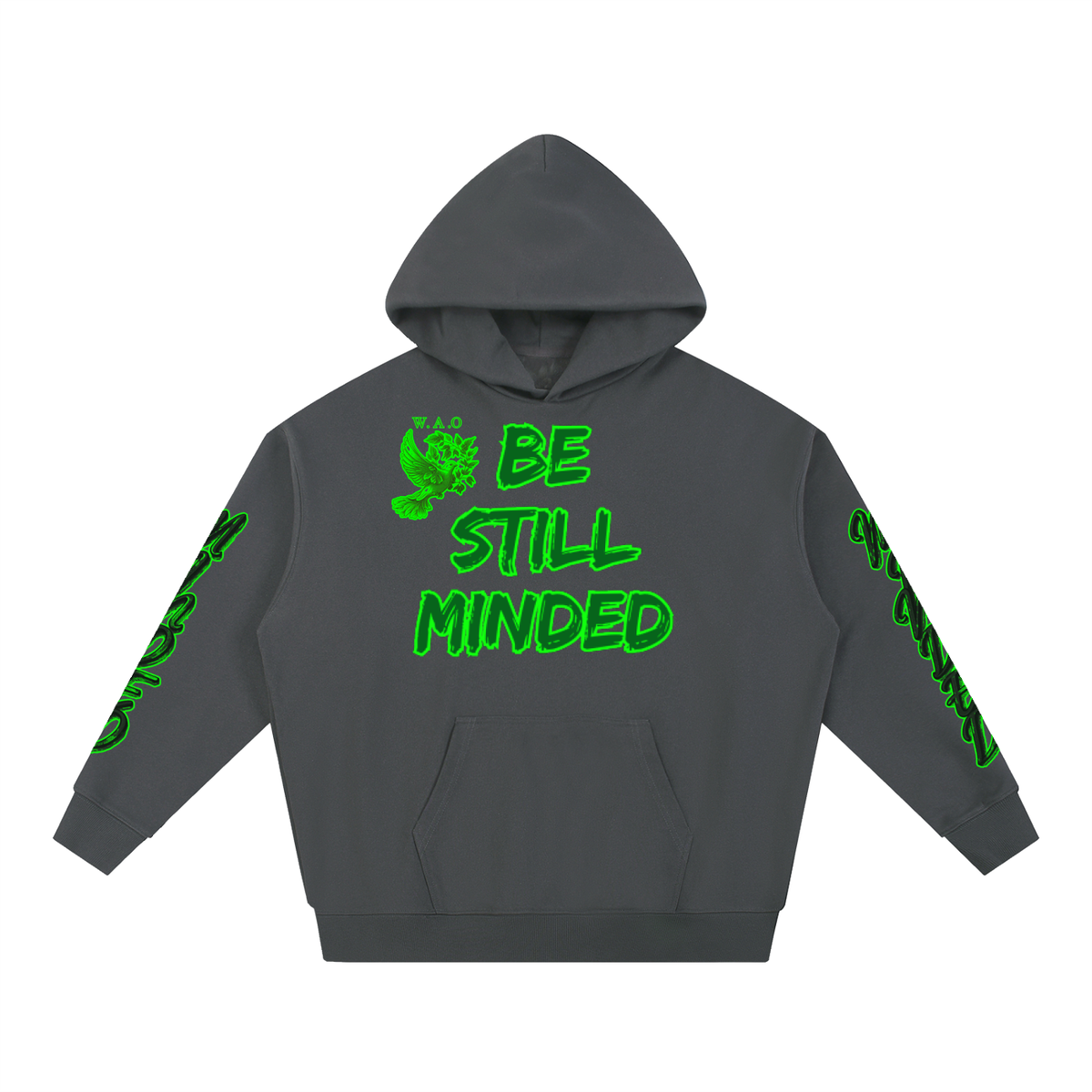 W.A.O - "Be Still Minded" Essential Heavyweight Hoodie