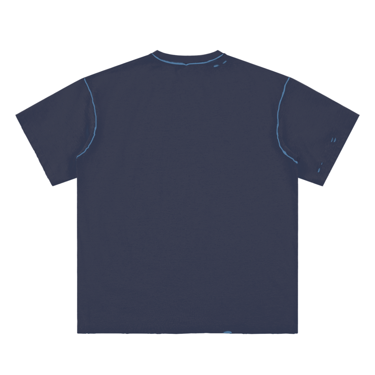 W.A.O - "The Pure Heart" Hand-frayed Reversible T-shirt