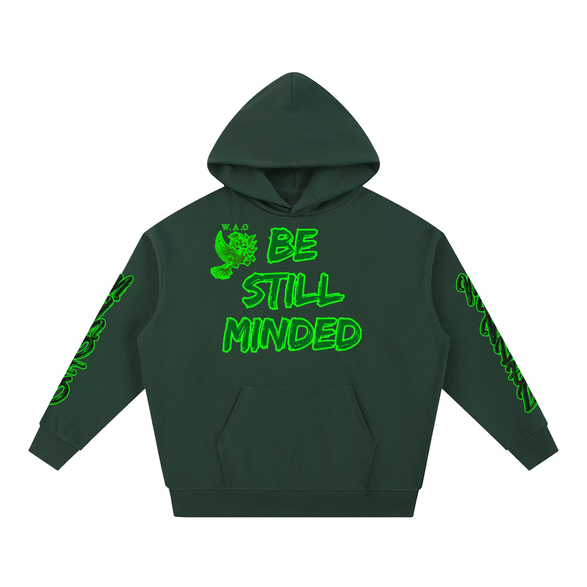 W.A.O - "Be Still Minded" Essential Heavyweight Hoodie