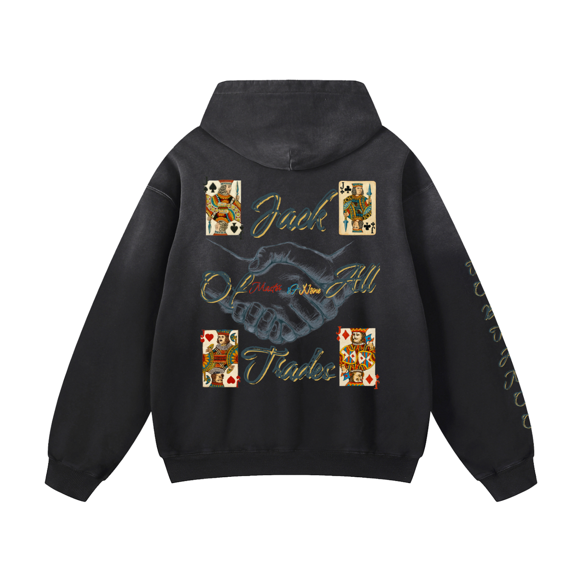 W.A.O - "Jack Of All Trades" Heavyweight Sunfade Oversized Hoodie