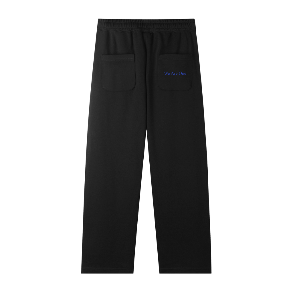 W.A.O - Blue Essential Heavyweight Crewneck  Sweatshirt Set