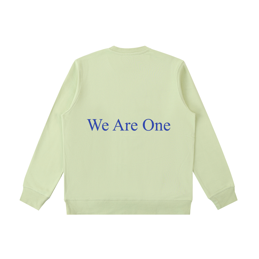 W.A.O - Blue Essential Heavyweight Crewneck  Sweatshirt Set