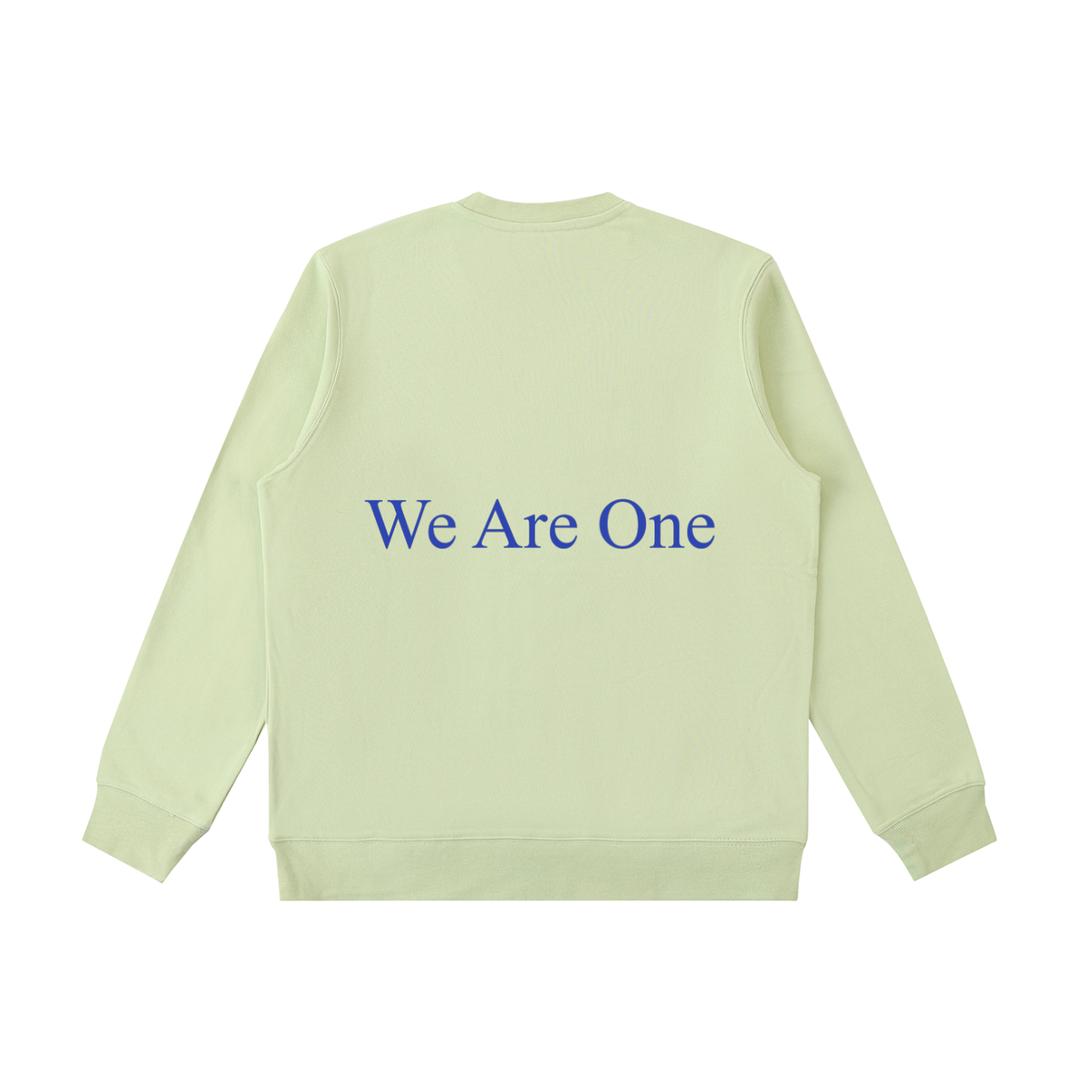 W.A.O - Blue Essential Heavyweight Crewneck  Sweatshirt Set