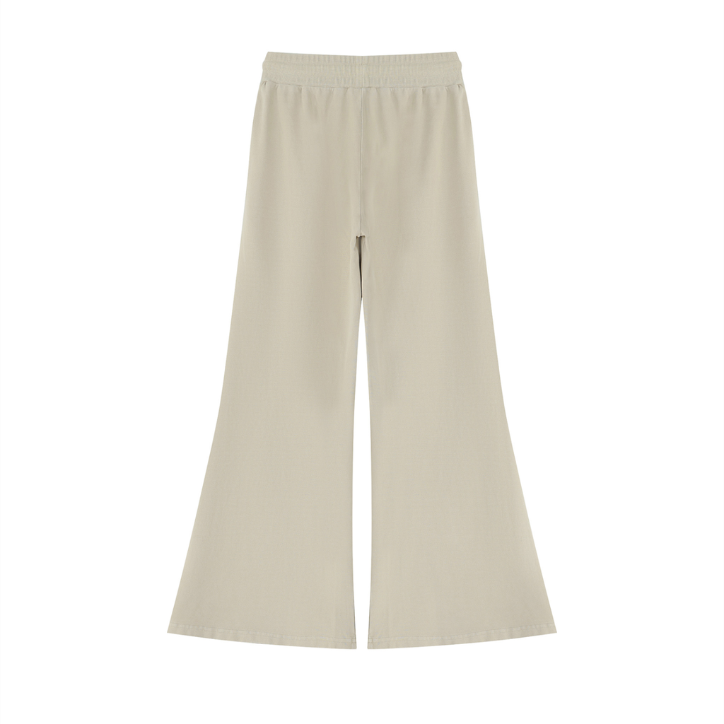 W.A.O - Women’s Vintage Wash Flared Sweatpants Set Bottoms