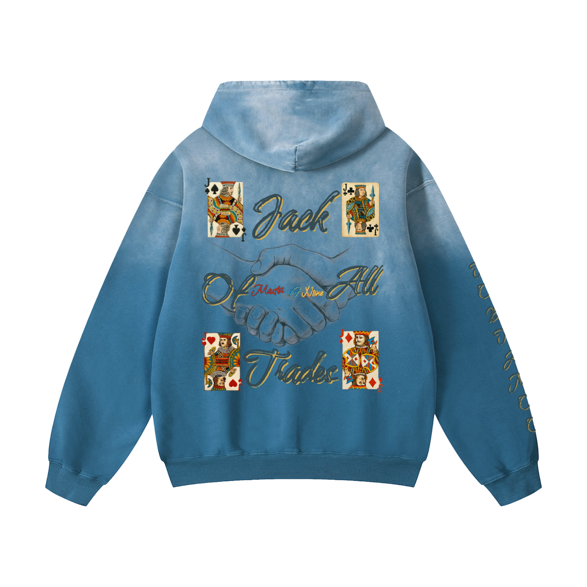 W.A.O - "Jack Of All Trades" Heavyweight Sunfade Oversized Hoodie