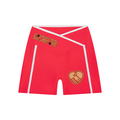 W.A.O - Women’s High Rise Color Block Yoga Shorts
