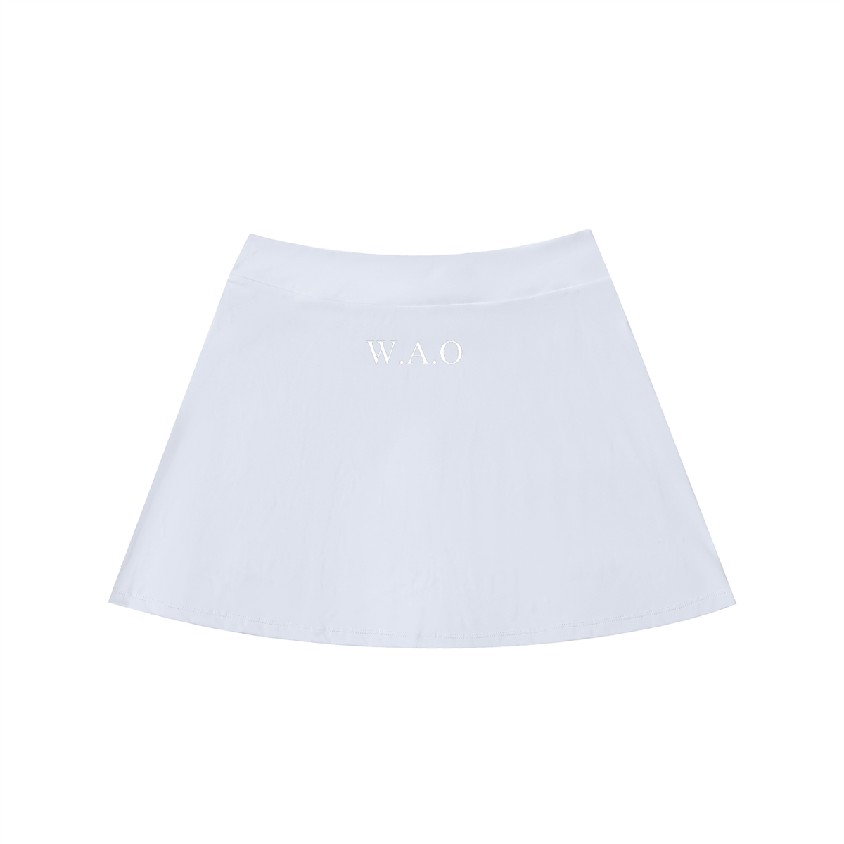 W.A.O - Women's High-Waist Pocketed A-Line Skirt
