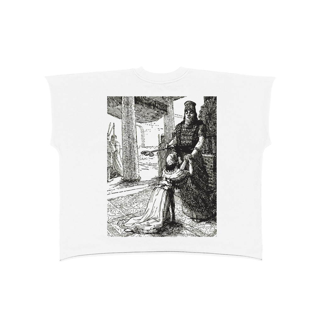 W.A.O - Valiant Raw Edge Boxy Non-Shrink T-Shirt