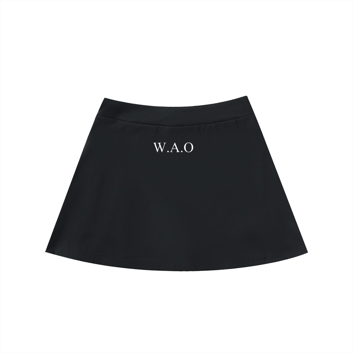 W.A.O - Women's High-Waist Pocketed A-Line Skirt