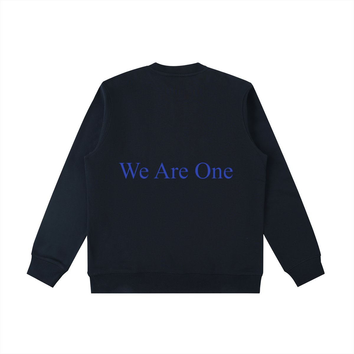 W.A.O - Blue Essential Heavyweight Crewneck  Sweatshirt Set