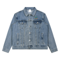 W.A.O - Logo Unisex Vintage Wash Denim Jacket