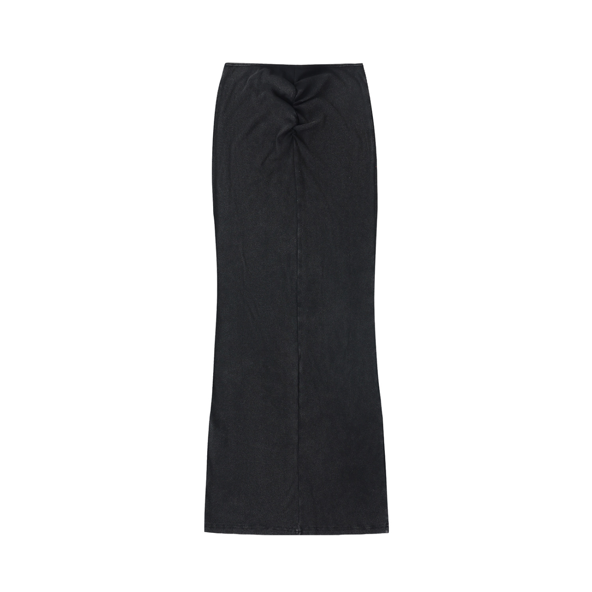W.A.O - Women's Dyed Washed Drawstring Maxi Skirt