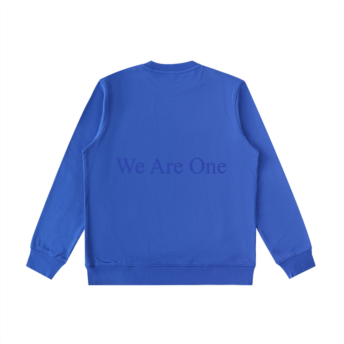 W.A.O - Blue Essential Heavyweight Crewneck  Sweatshirt Set