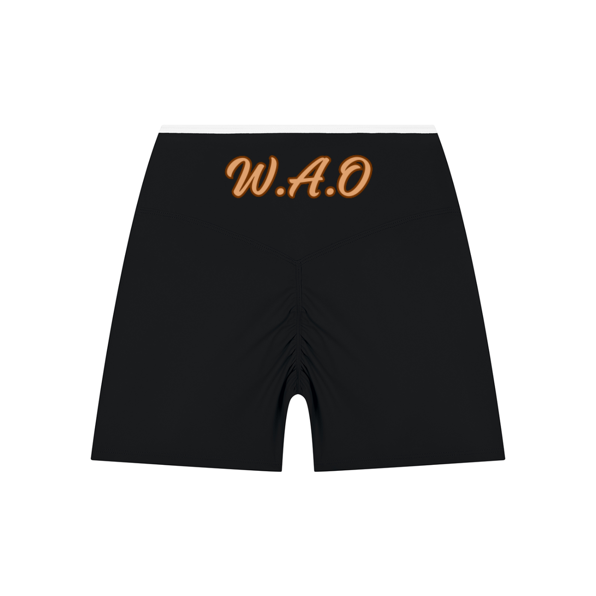 W.A.O - Women’s High Rise Color Block Yoga Shorts