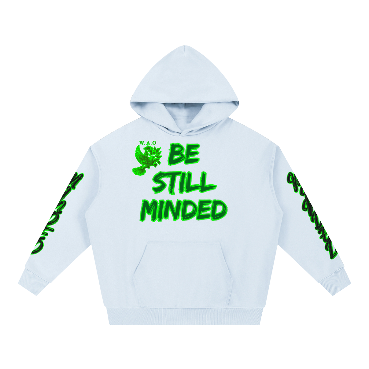 W.A.O - "Be Still Minded" Essential Heavyweight Hoodie