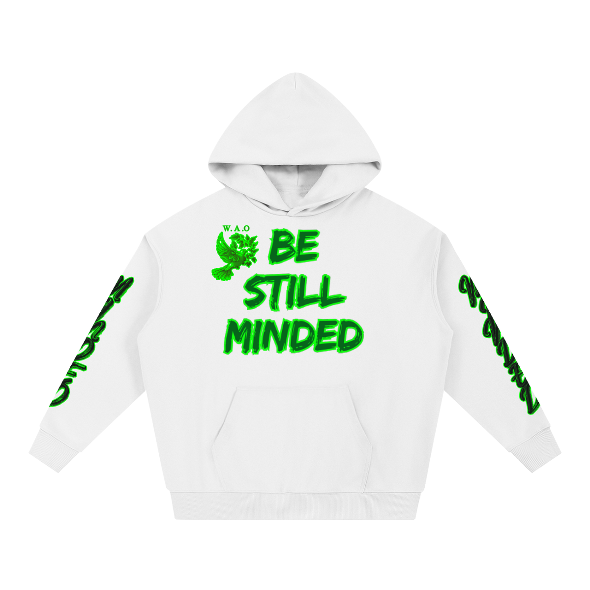 W.A.O - "Be Still Minded" Essential Heavyweight Hoodie