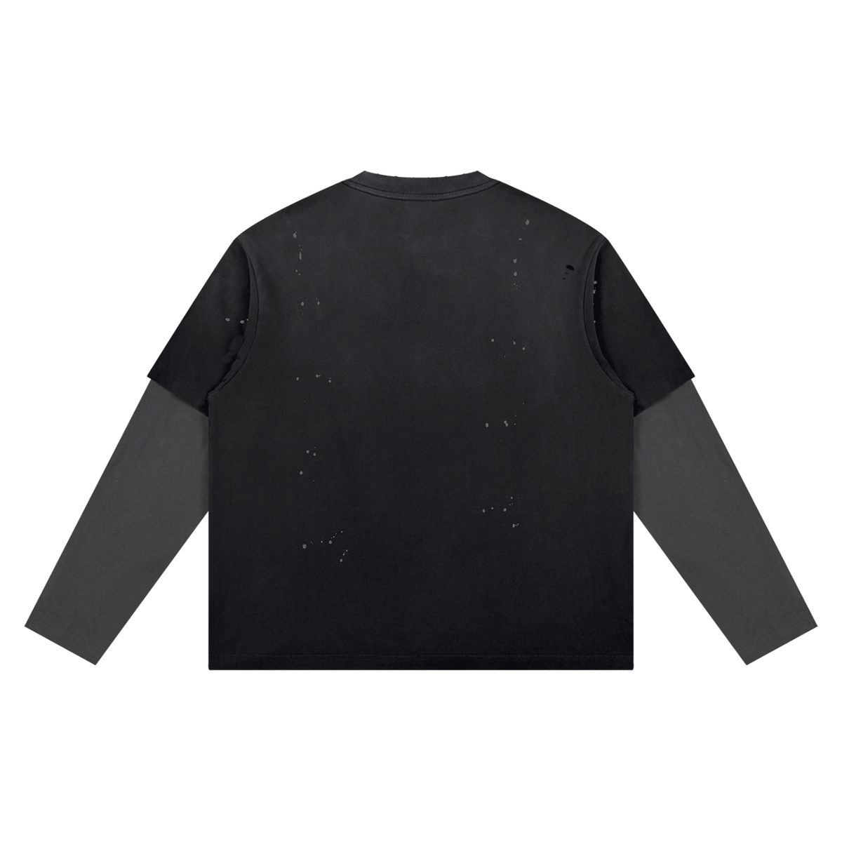 W.A.O - His Crown Unisex Vintage Wash Distressed Layer T-Shirt