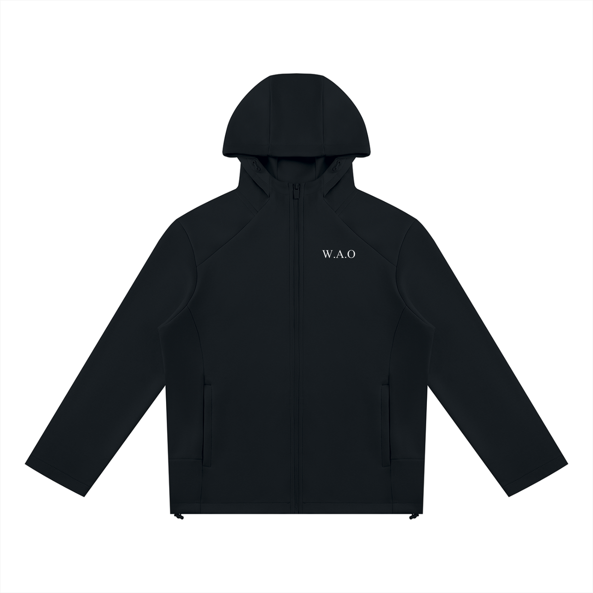 W.A.O - Unisex Paneled Full Zip Hoodie