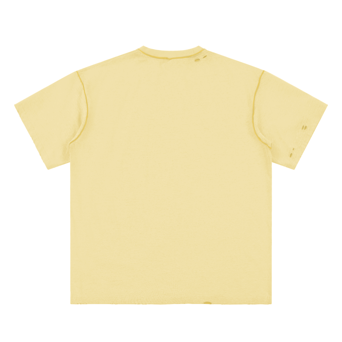 W.A.O - "The Pure Heart" Hand-frayed Reversible T-shirt