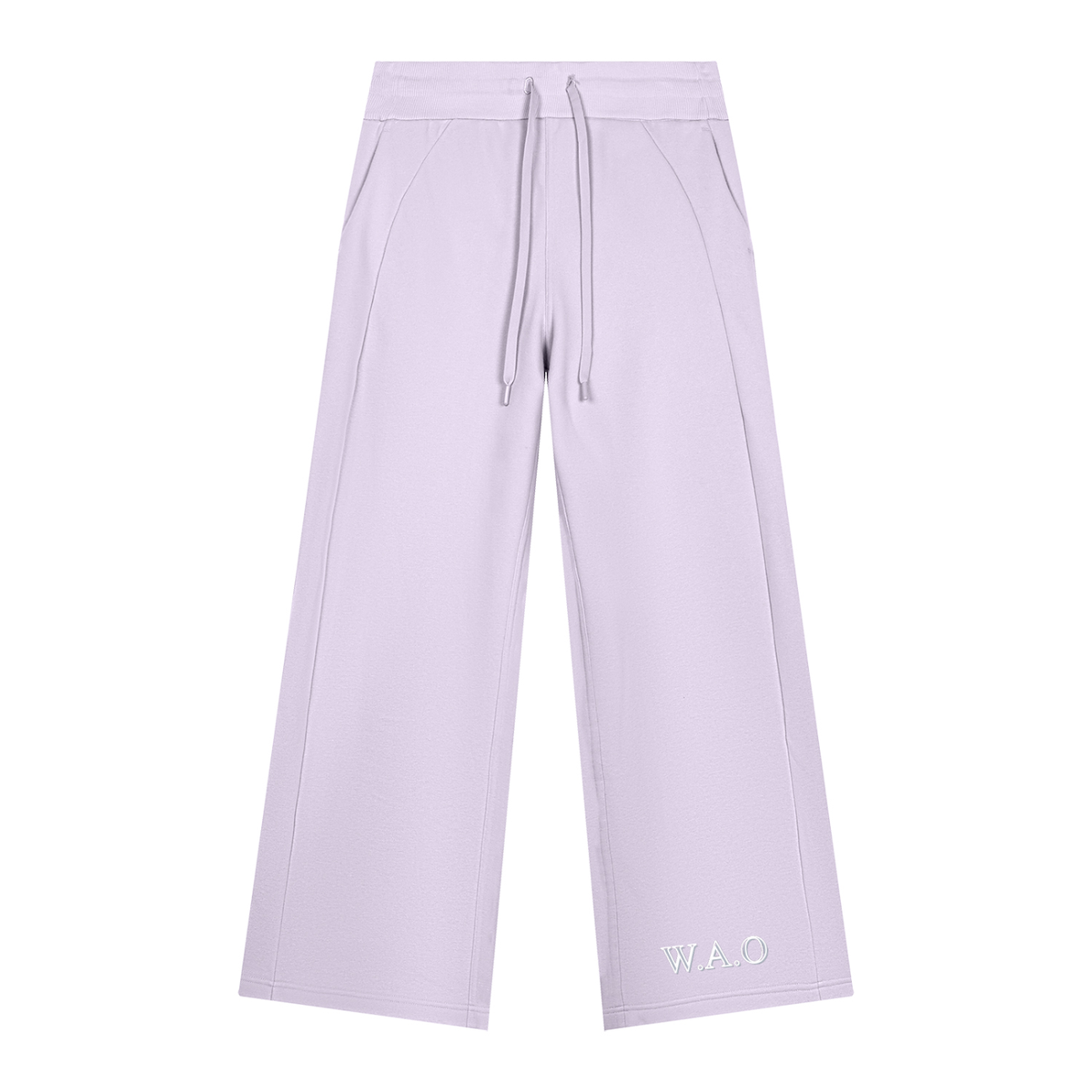 W.A.O - W.A.O's Logo Women's Wide Leg Fleece Sweatpants Set Bottoms