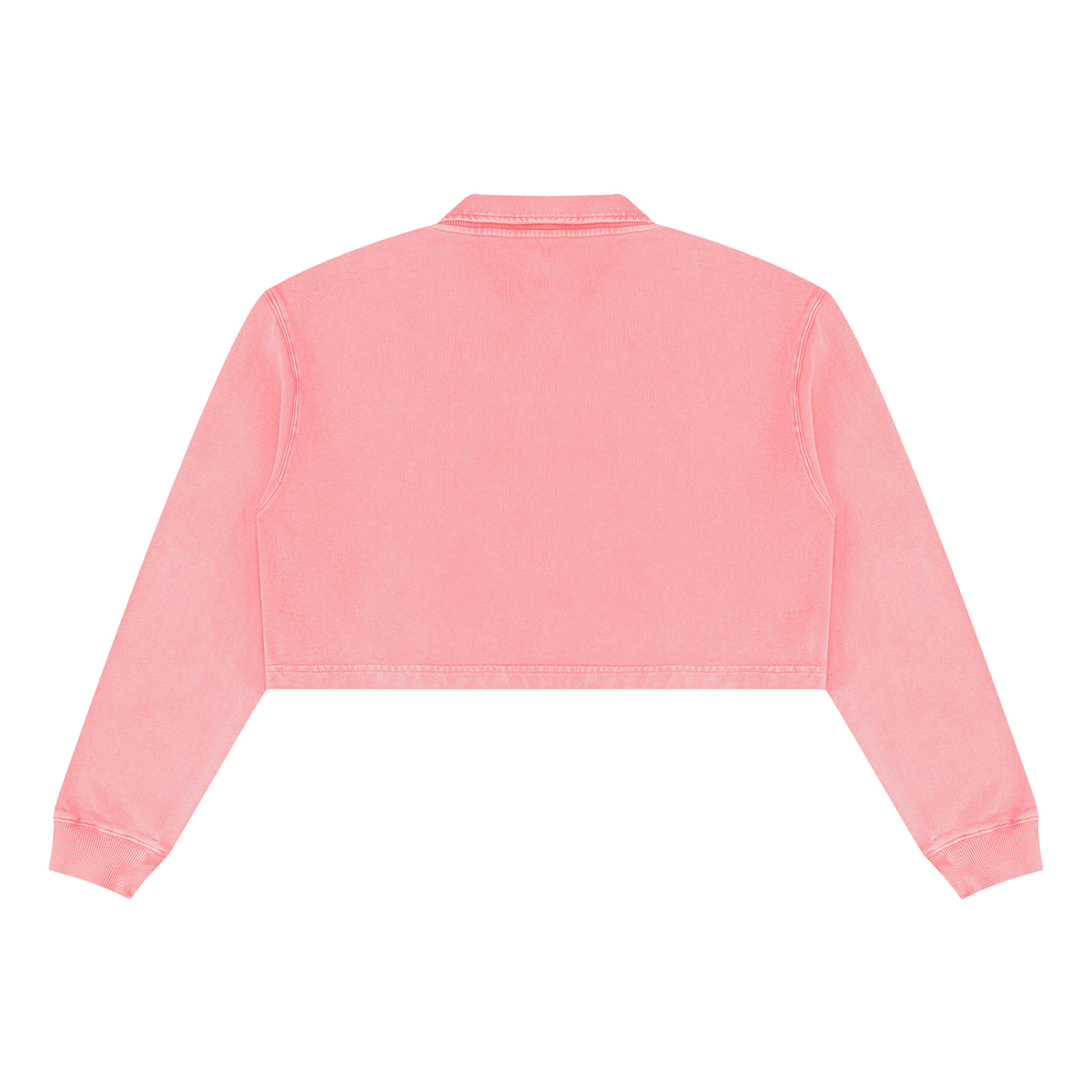 W.A.O - Women’s Vintage Wash Crop Sweatshirt Set Top