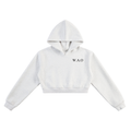 W.A.O - Women's Essential Cropped Hoodie Set Top