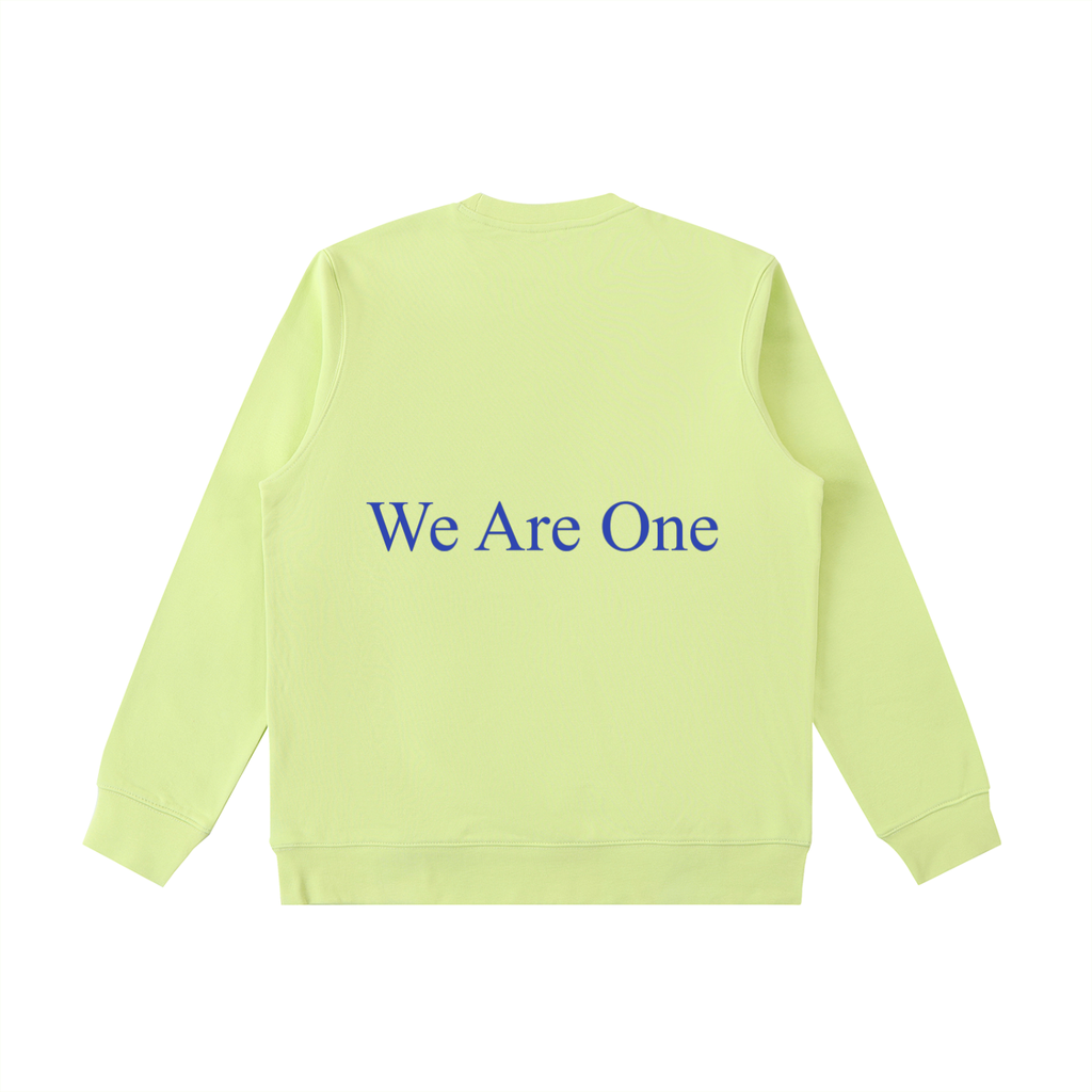 W.A.O - Blue Essential Heavyweight Crewneck  Sweatshirt Set