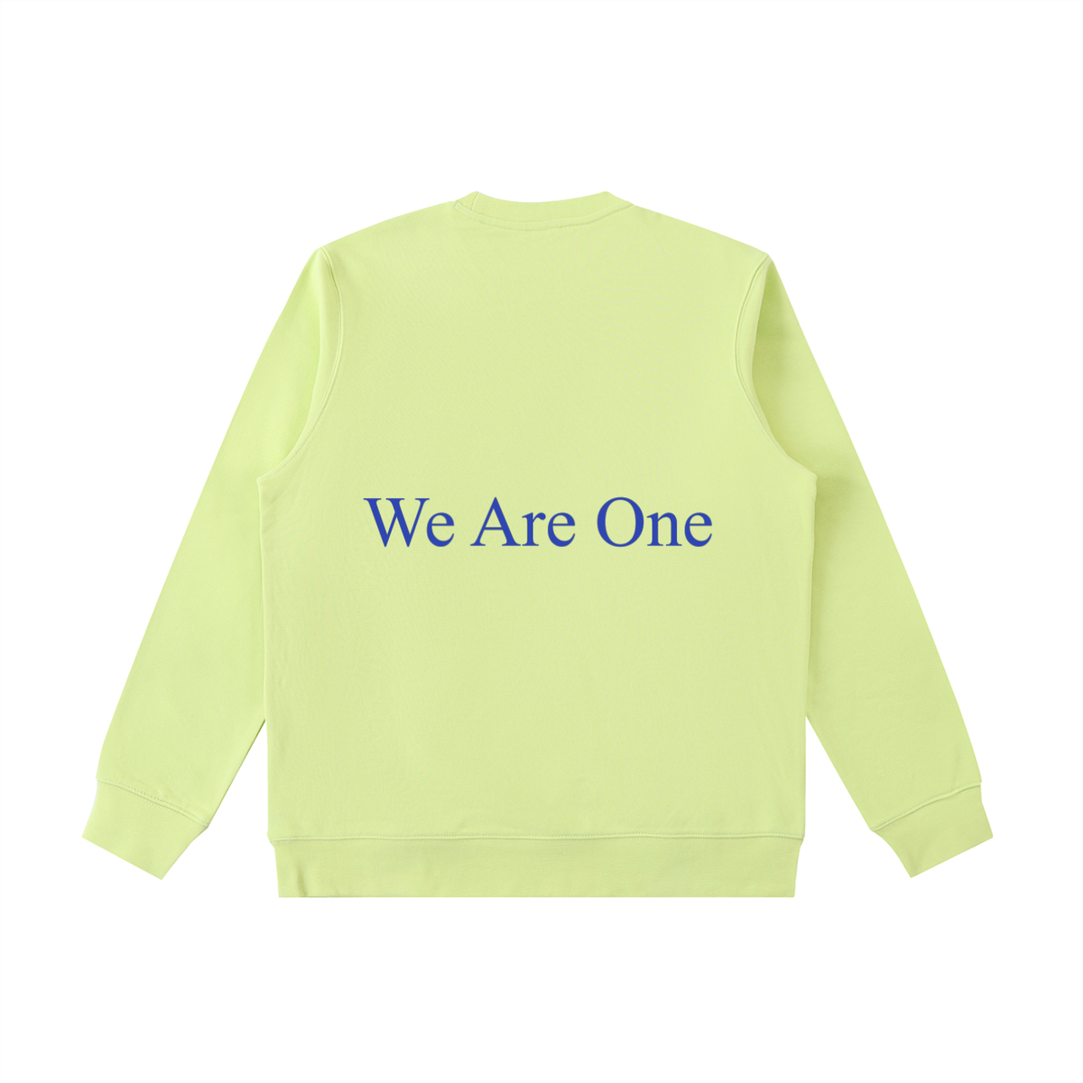 W.A.O - Blue Essential Heavyweight Crewneck  Sweatshirt Set