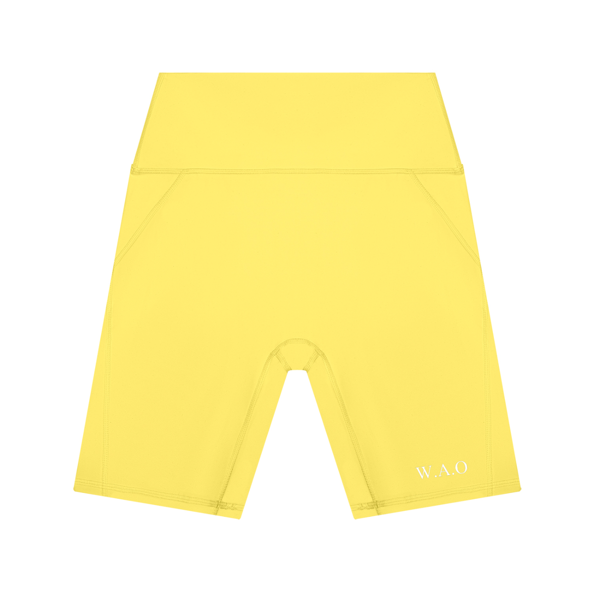W.A.O - Women’s Lycra High Waisted Yoga Shorts