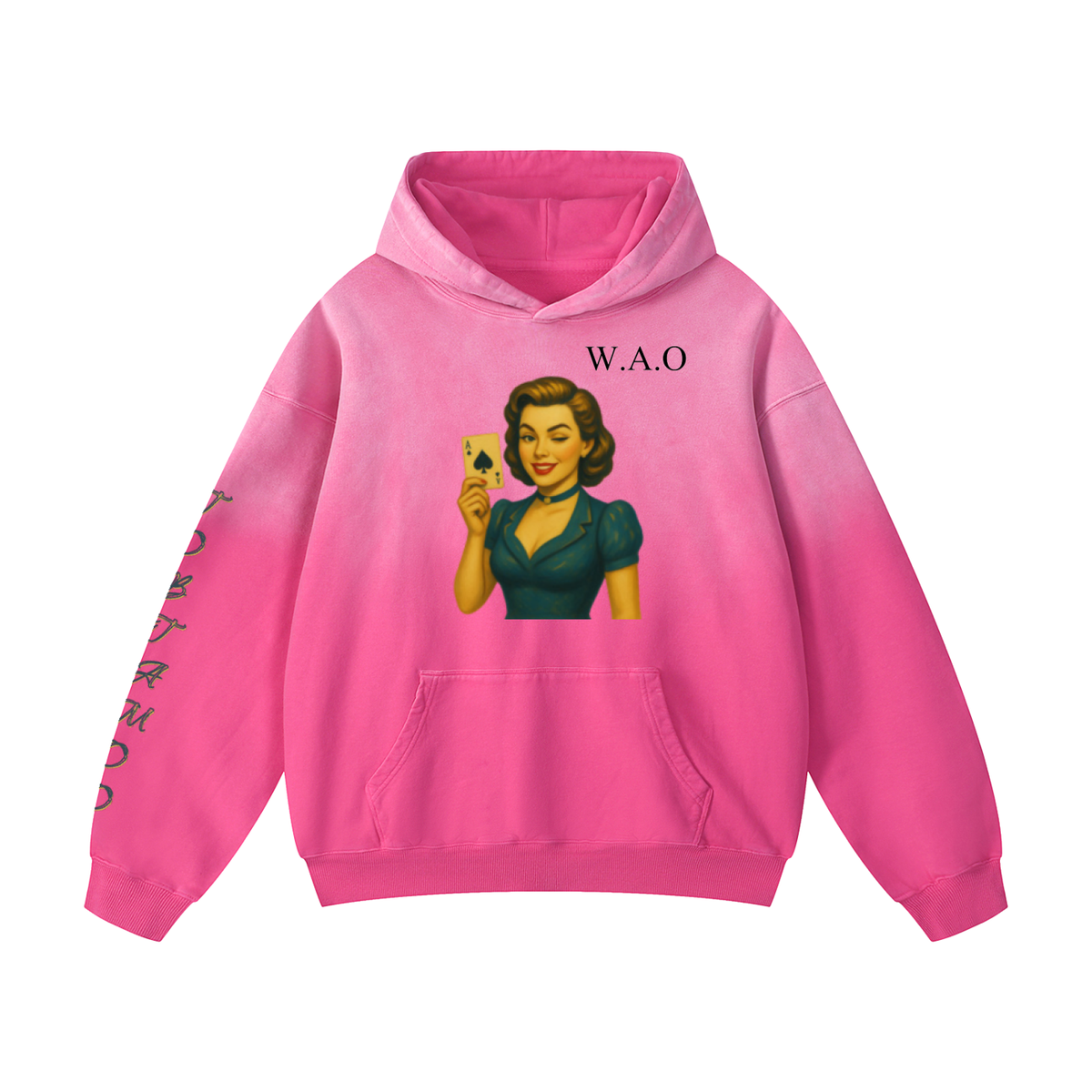 W.A.O - "Jack Of All Trades" Heavyweight Sunfade Oversized Hoodie