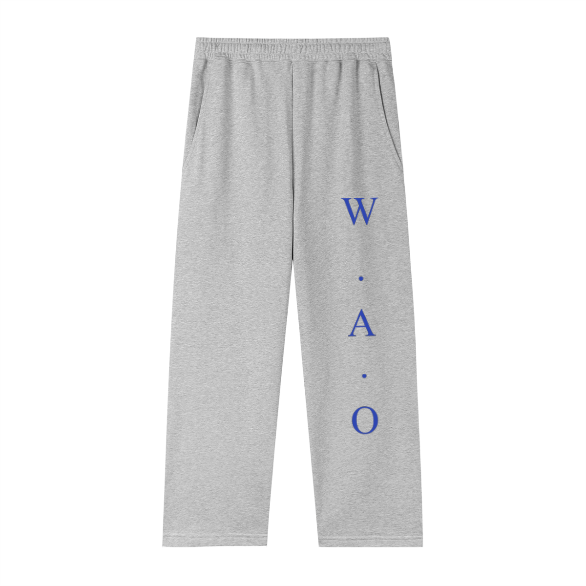 W.A.O - Blue Essential Heavyweight Crewneck  Sweatshirt Set