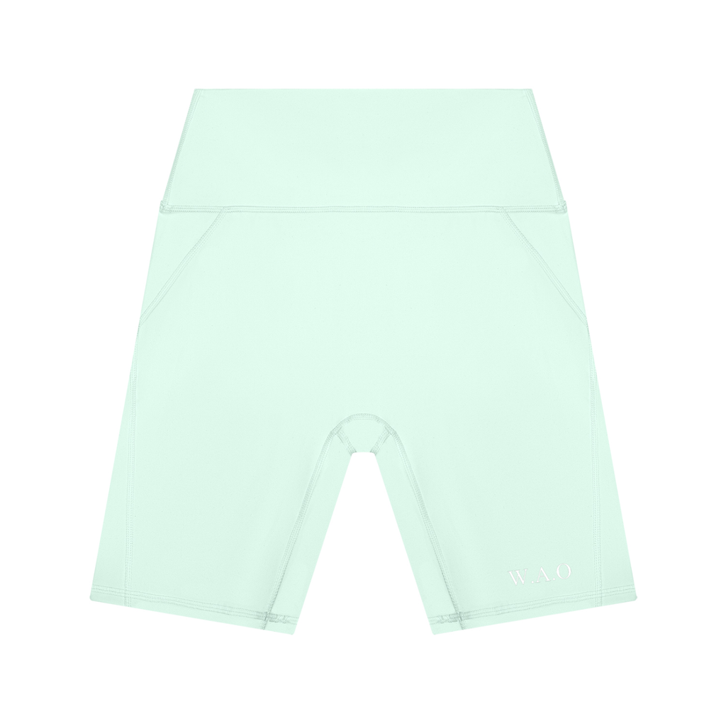 W.A.O - Women’s Lycra High Waisted Yoga Shorts
