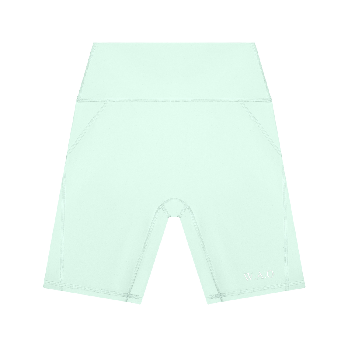 W.A.O - Women’s Lycra High Waisted Yoga Shorts