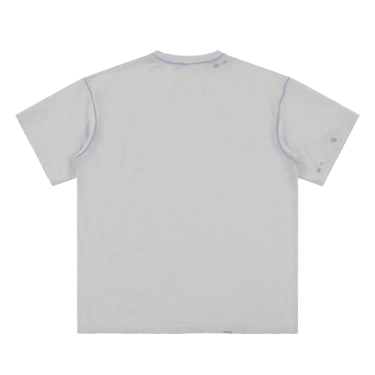W.A.O - "The Pure Heart" Hand-frayed Reversible T-shirt