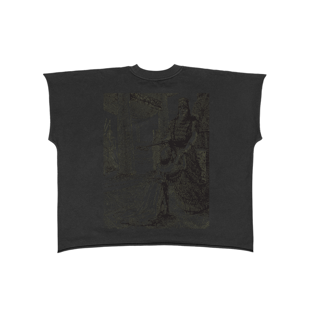 W.A.O - Valiant Raw Edge Boxy Non-Shrink T-Shirt