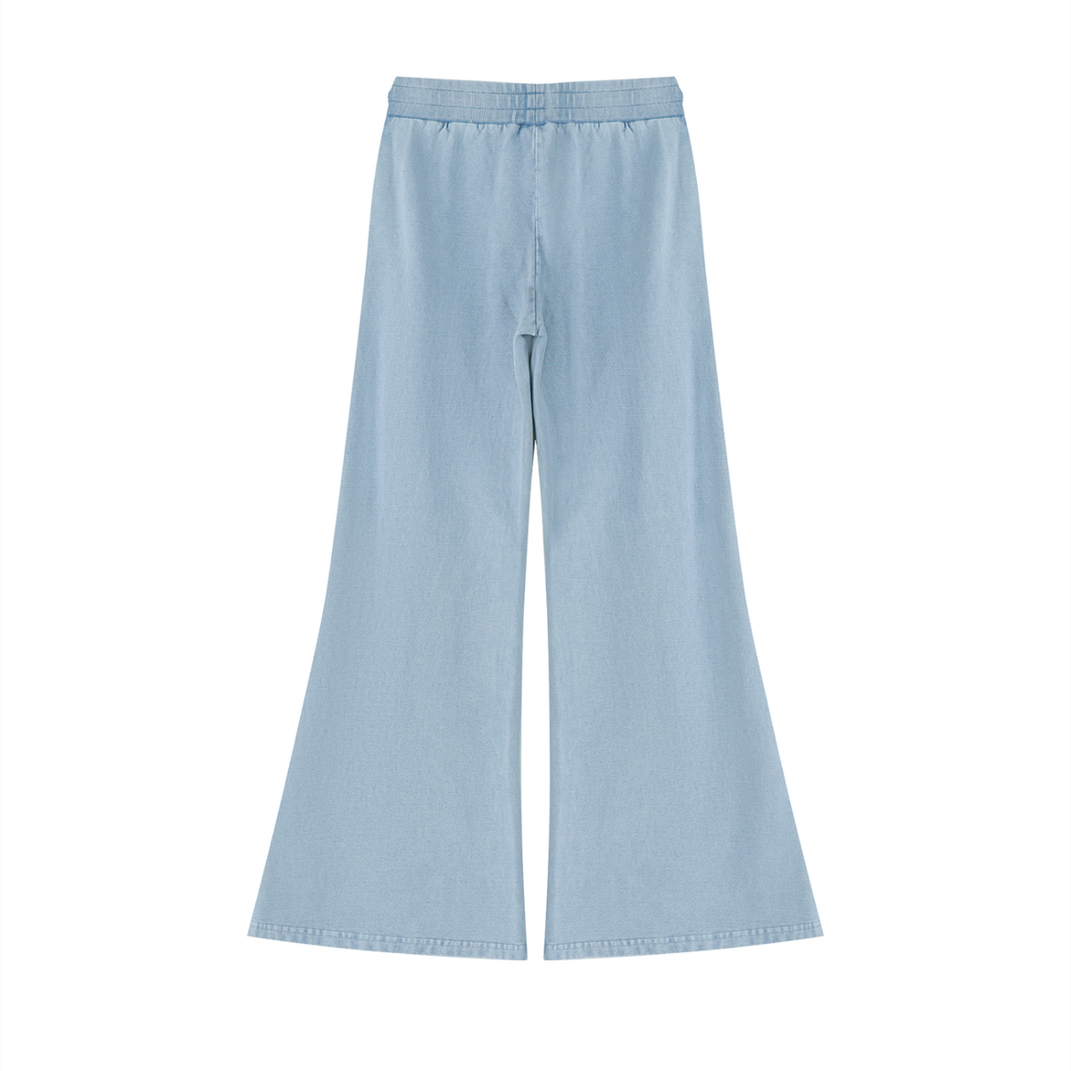 W.A.O - Women’s Vintage Wash Flared Sweatpants Set Bottoms