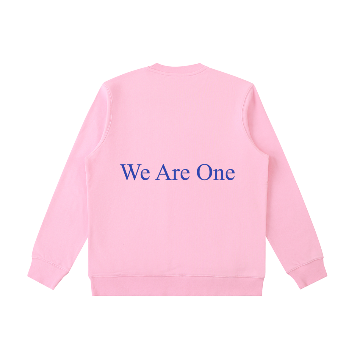 W.A.O - Blue Essential Heavyweight Crewneck  Sweatshirt Set