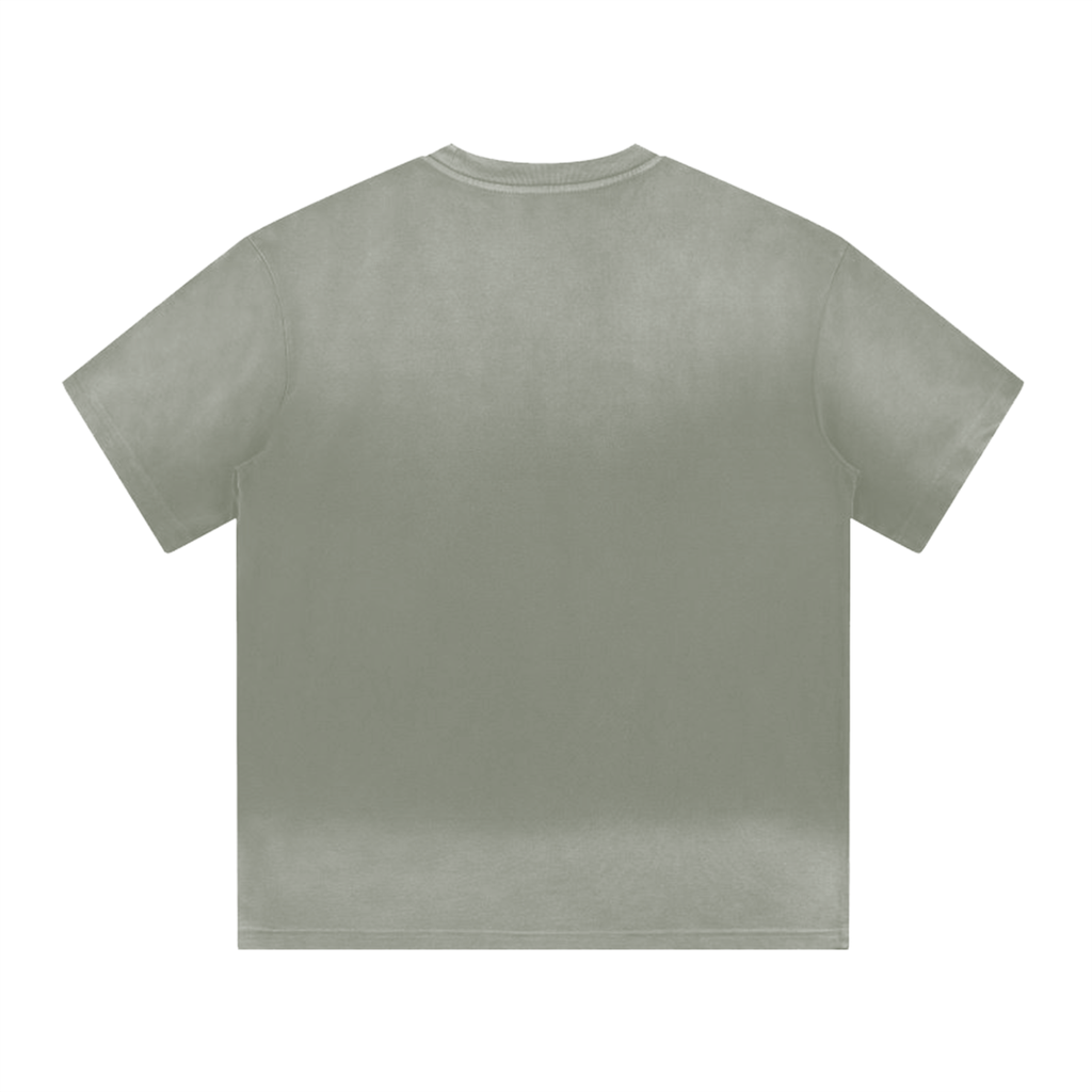 W.A.O - Invoke The Law “I” Shape Gradient Washed T-Shirt