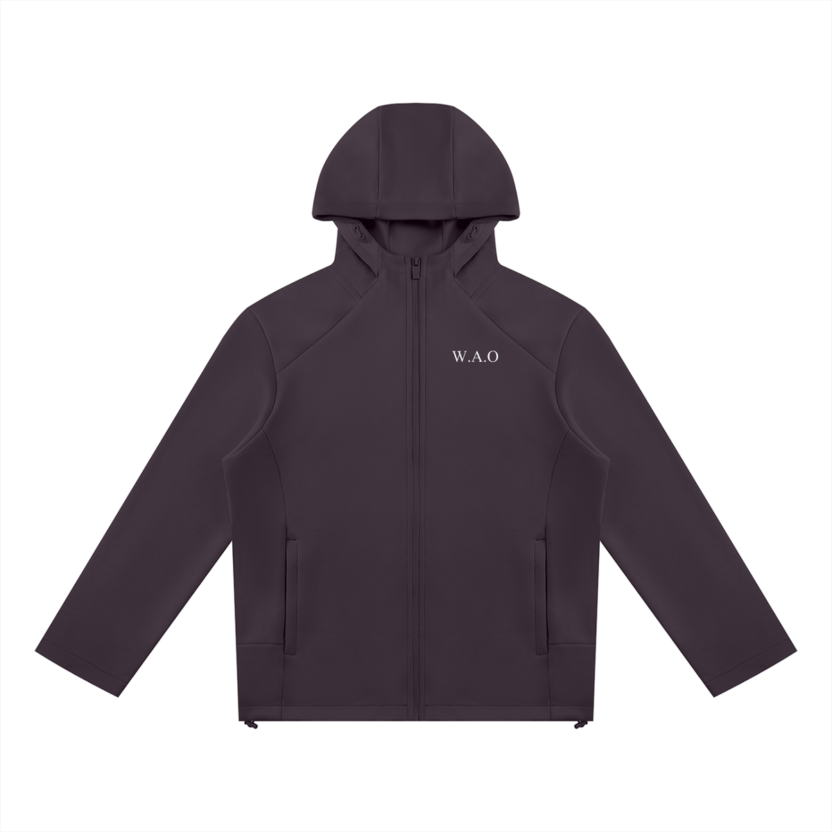 W.A.O - Unisex Paneled Full Zip Hoodie