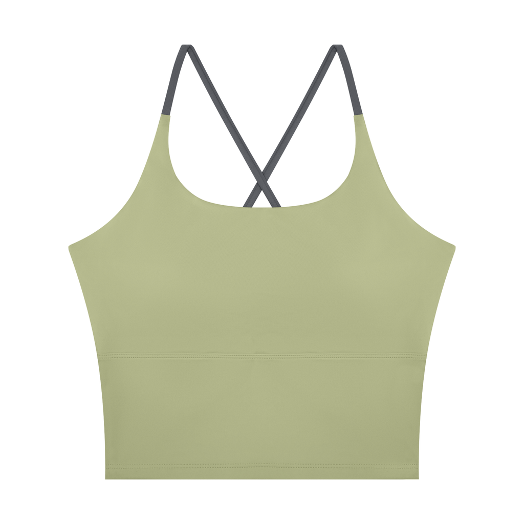 W.A.O - Women's Color Block Yoga Tank Top