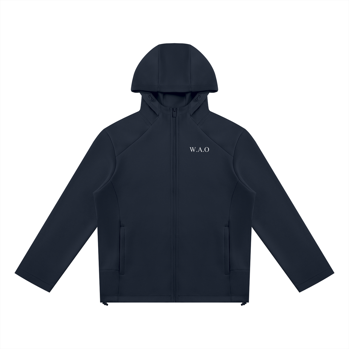 W.A.O - Unisex Paneled Full Zip Hoodie