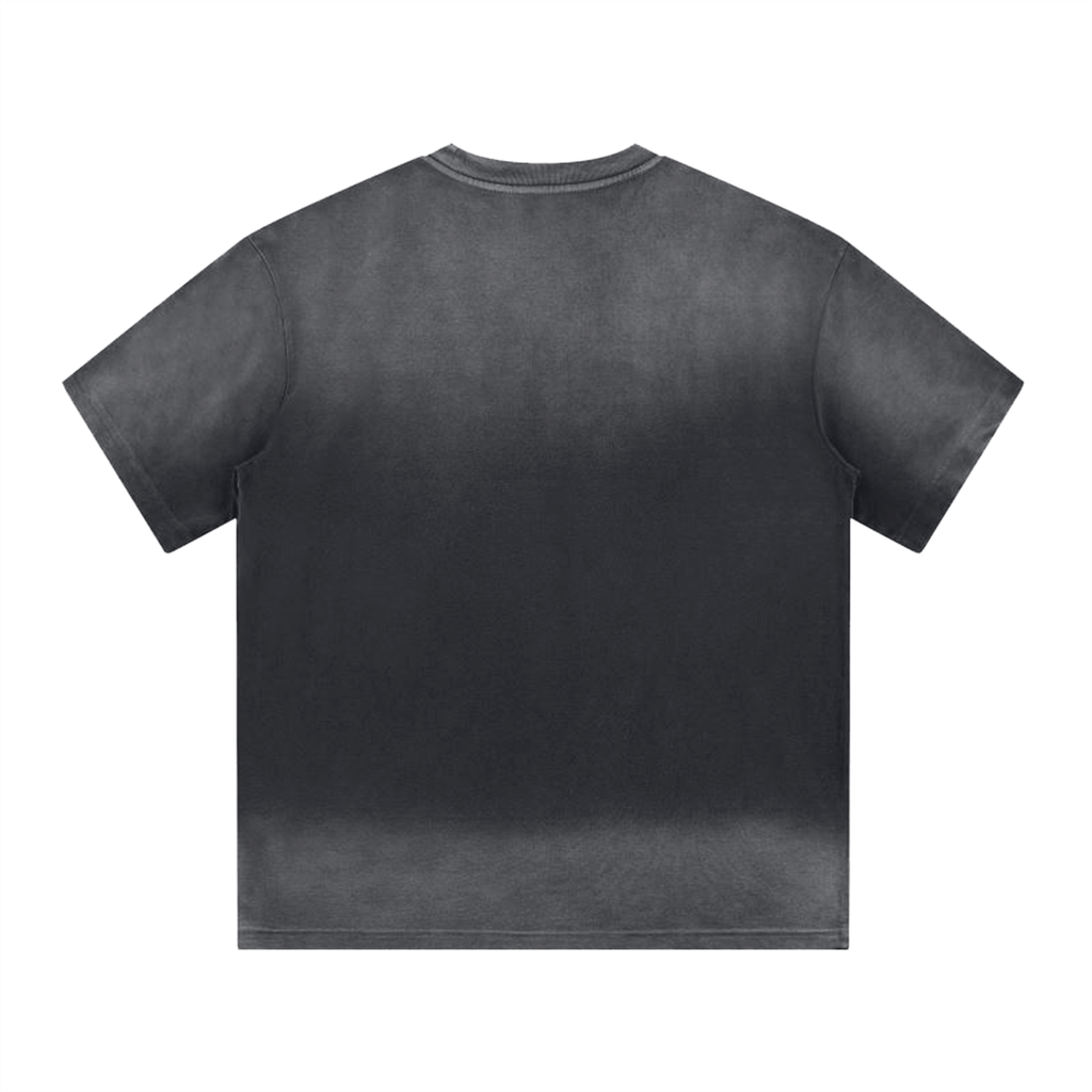 W.A.O - Invoke The Law “I” Shape Gradient Washed T-Shirt