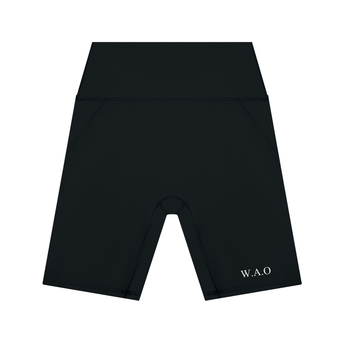 W.A.O - Women’s Lycra High Waisted Yoga Shorts