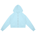 W.A.O - W.A.O's Logo Women's Cropped Zip-Through Hoodie Set Top