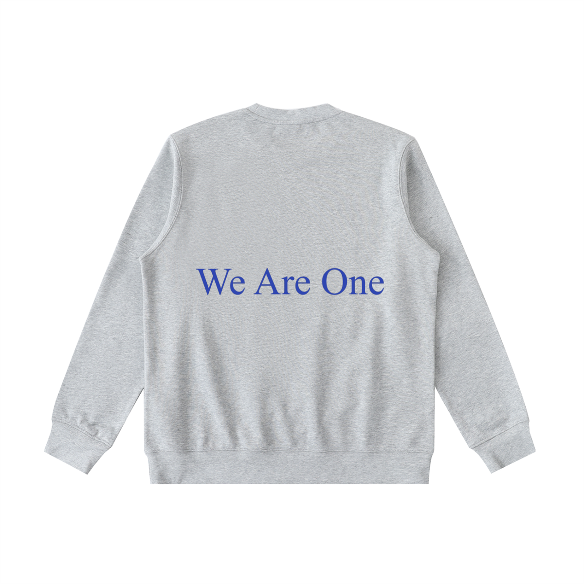 W.A.O - Blue Essential Heavyweight Crewneck  Sweatshirt Set