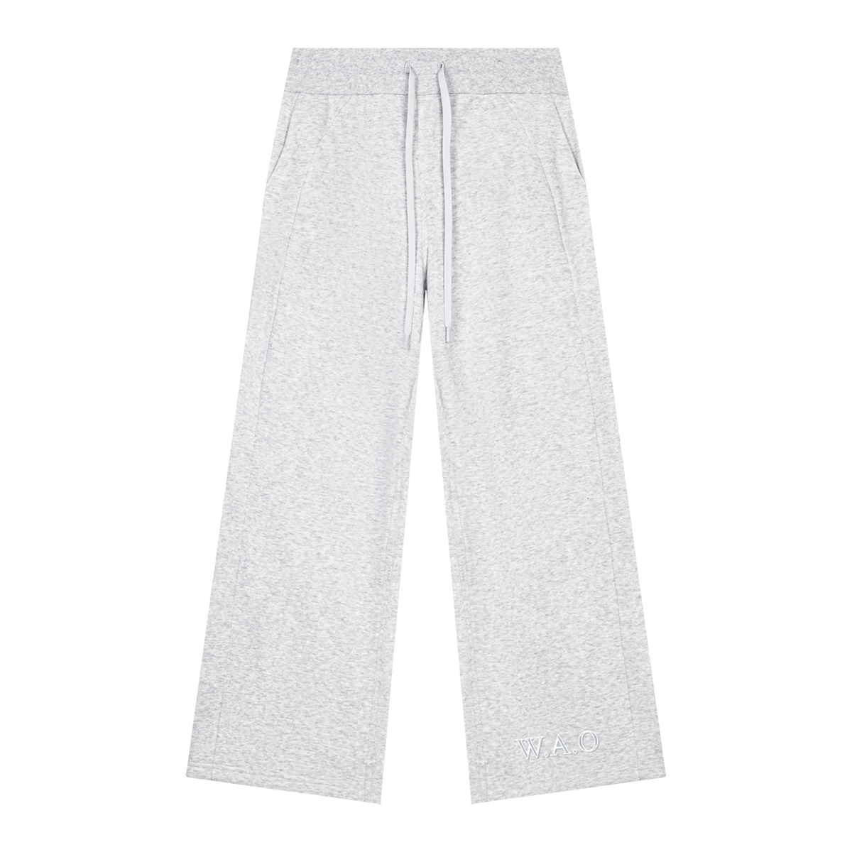 W.A.O - W.A.O's Logo Women's Wide Leg Fleece Sweatpants Set Bottoms