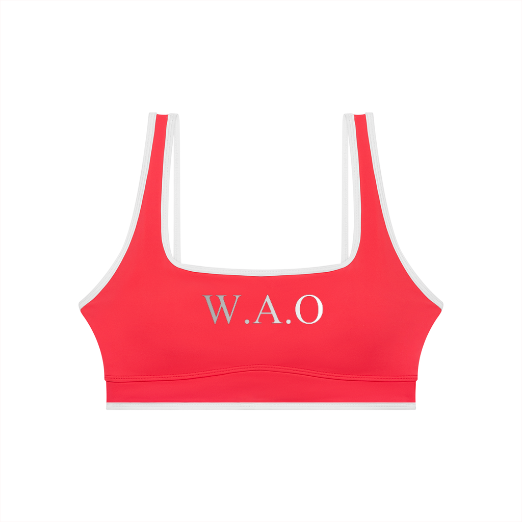 W.A.O - Women's Color Block Yoga Sports Bra